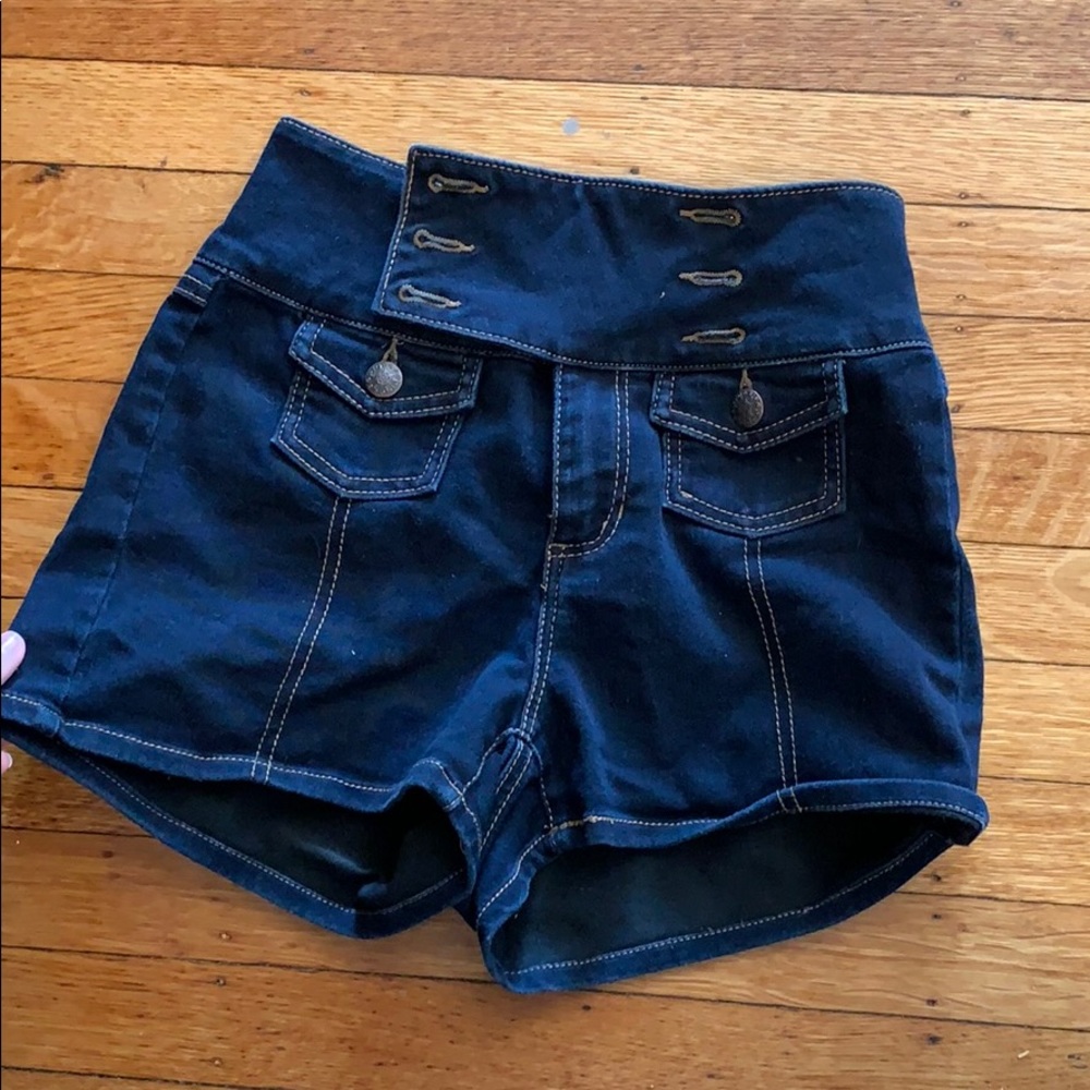 High waisted shorts